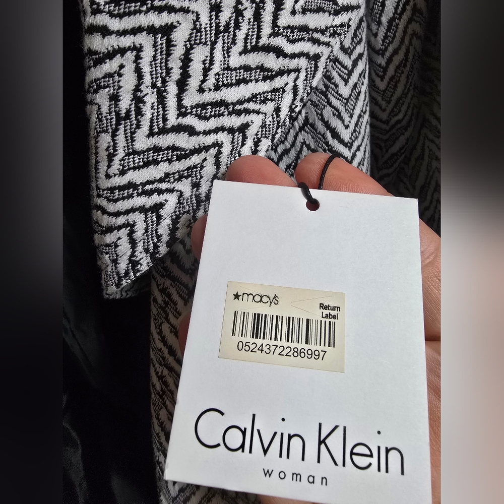 Women's Calvin Klein Open Front Blazer Coat Jacket sz 18 Plus NEW with Tags - Picture 6 of 7